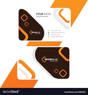 business card design template