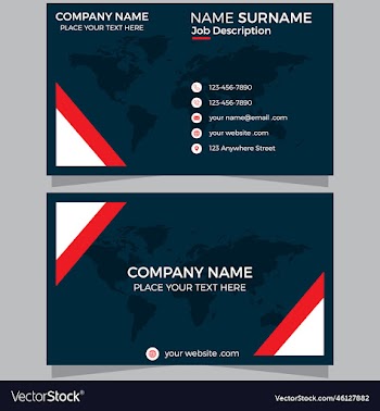 business card design template