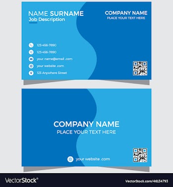 business card design template