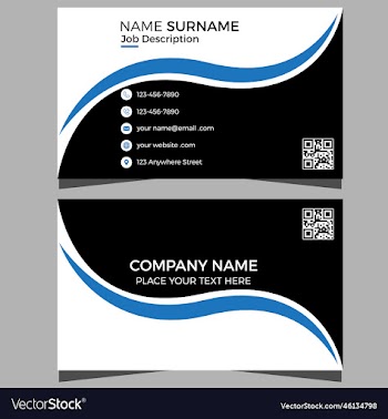 business card design template