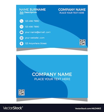 business card design template