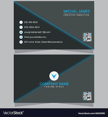 business card design template