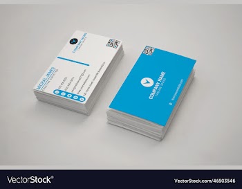 business card design template vactor