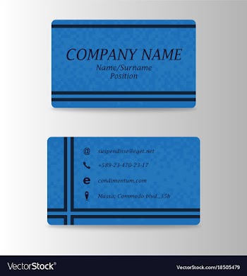 Business card eps10 vector image