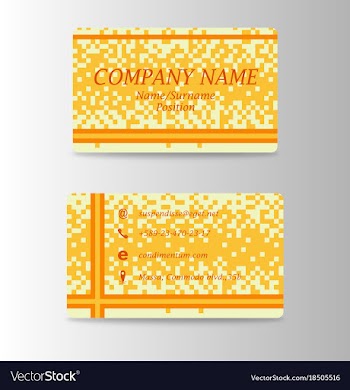 Business card eps10 vector image