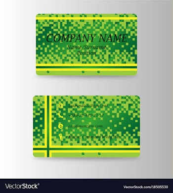 Business card eps10 vector image