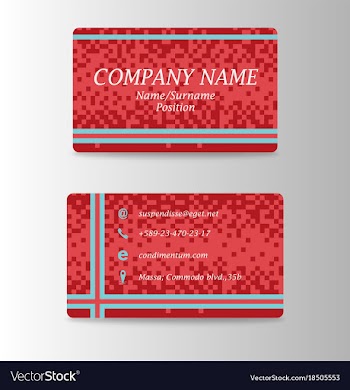 Business card eps10 vector image