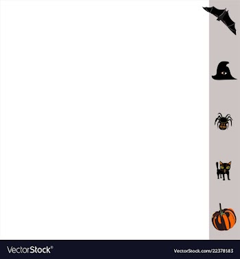 Business-card-grey-halloween vector image