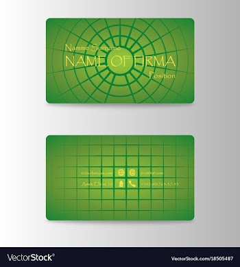 Business card in east japanese and china style vector image