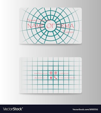Business card in east japanese and china style vector image