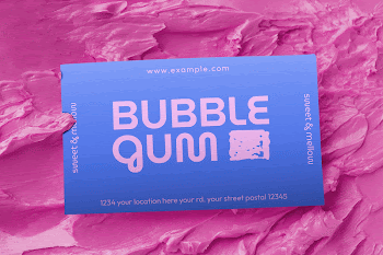 Business card mockup, funky aesthetic | Free PSD Mockup - rawpixel
