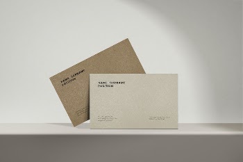 Business card mockup psd sustainability | Free PSD Mockup - rawpixel