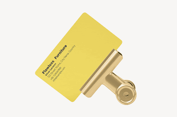 Business card mockup with clip, | Free PSD Mockup - rawpixel