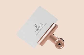 Business card mockup with clip, | Free PSD Mockup - rawpixel