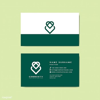 Business card sample design template | Free stock vector - 503641