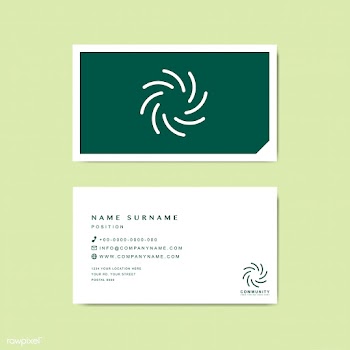 Business card sample design template | Free stock vector - 503661