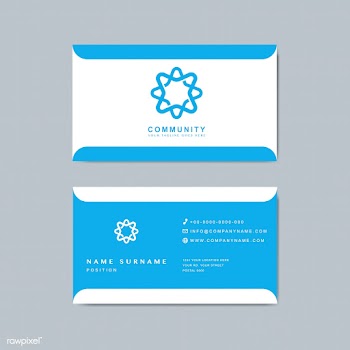 Business card sample design template | Free stock vector - 503666