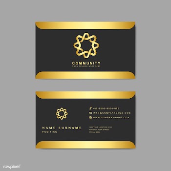 Business card sample design template | Free stock vector - 503673