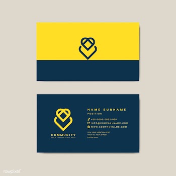 Business card sample design template | Free stock vector - 503702