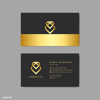 Business card sample design template | Free stock vector - 503711
