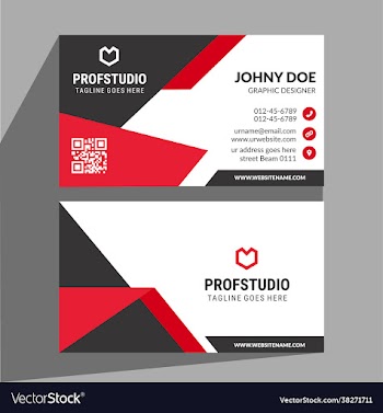 business card template