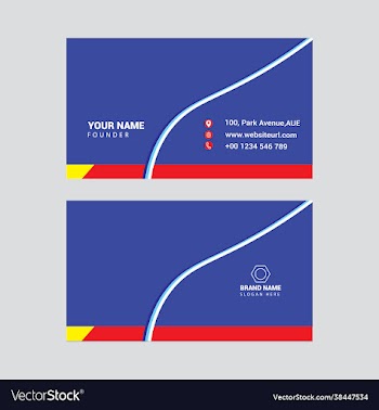 business card template