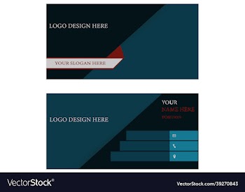 business card template