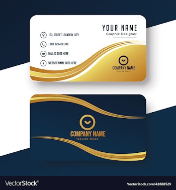 business card template