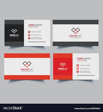 business card template