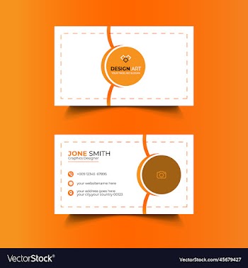 business card template