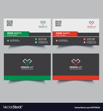 business card template