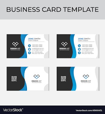 business card template