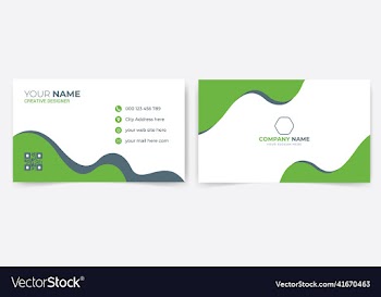 business card template design