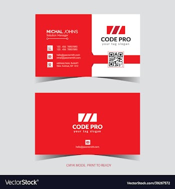 business card template layout image