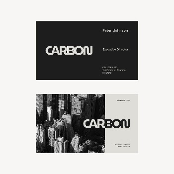 Business card template, minimal aesthetic | Free PSD Template - rawpixel