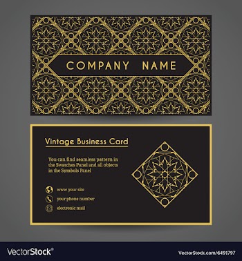  					Business Card Template vector image														