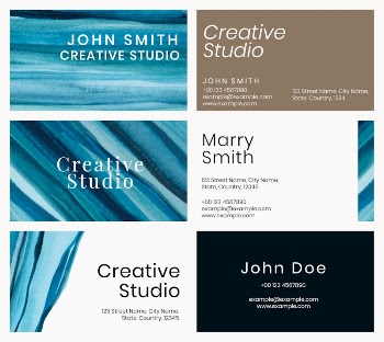 Business card template vector ombre | Free Vector - rawpixel
