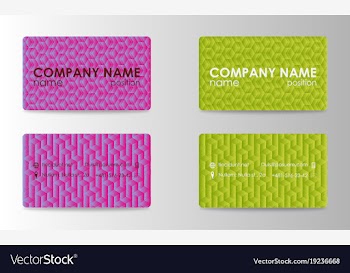 Business card vector image