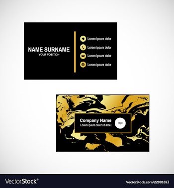 Business card vector image