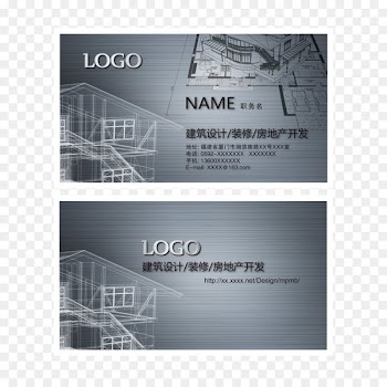 Business card Visiting card - Architectural design business card 
