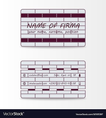 Business card with abstract background eps10 vector image