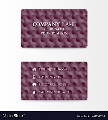 Business card with abstract background eps10 vector image