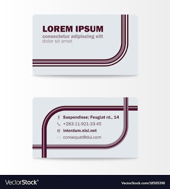 Business card with abstract background eps10 vector image