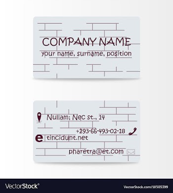 Business card with abstract background eps10 vector image
