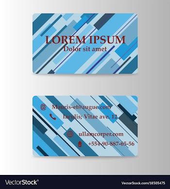 Business card with abstract background eps10 vector image