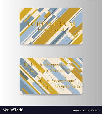 Business card with abstract background eps10 vector image