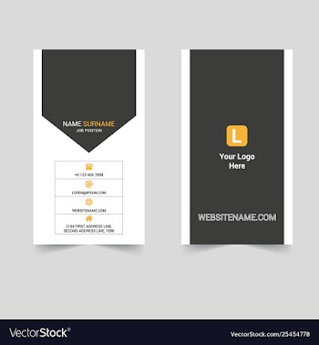 Business card1 vector image