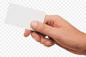 Business Cards Printing Credit card Print design - hand holding 