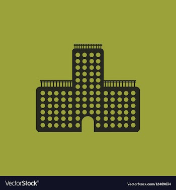 Business Center building vector image
