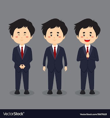 business character with various expression